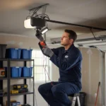 Garage door opener installation in Riverside CA by a professional local technician