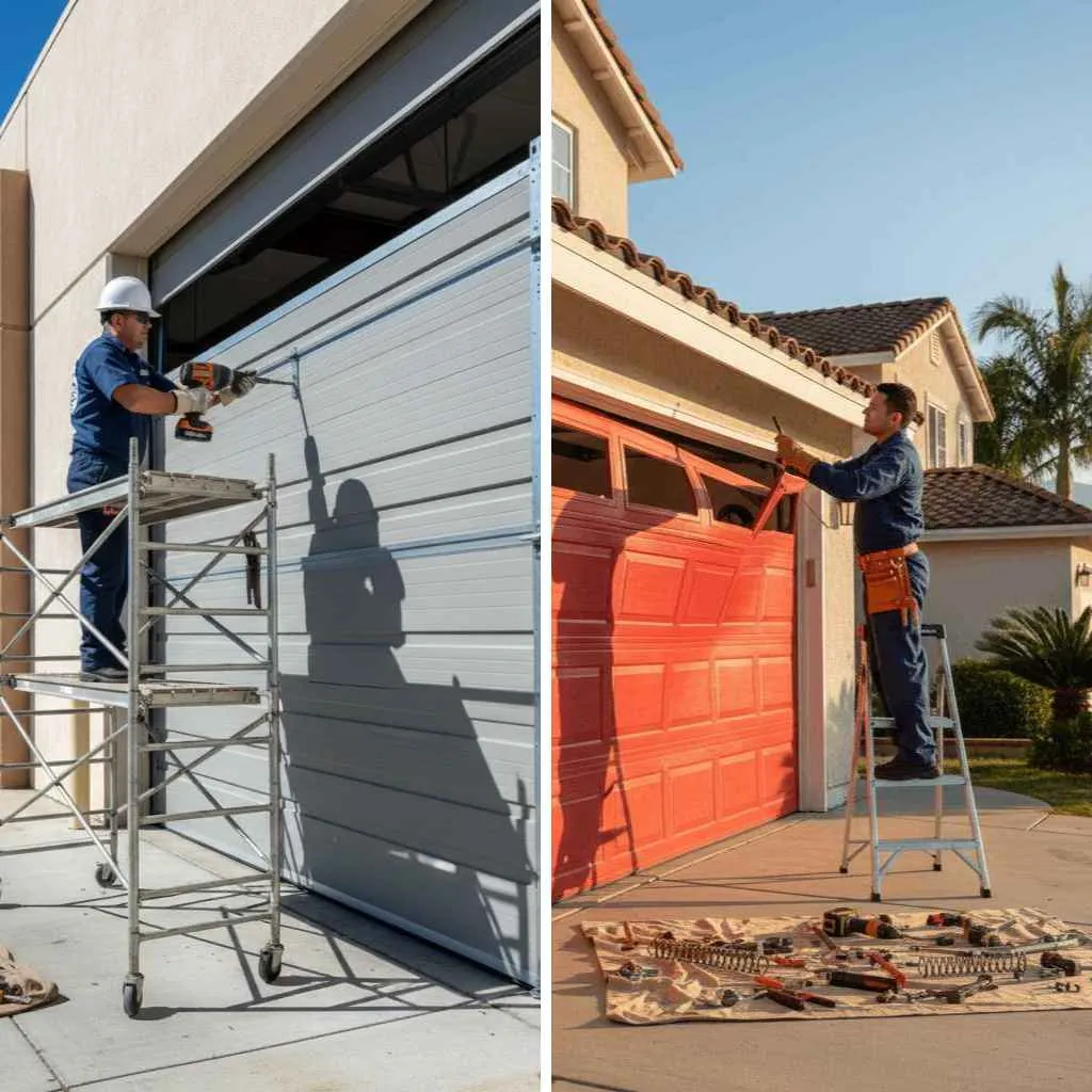 Residential and commercial garage door installation