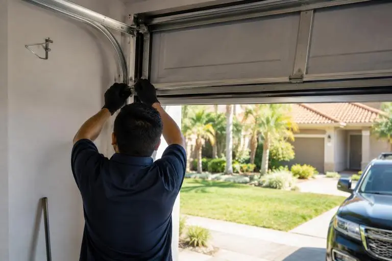 Emergency garage door repair technician in Riverside CA